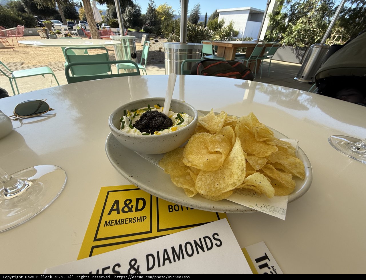 Afternoon Snack in Napa