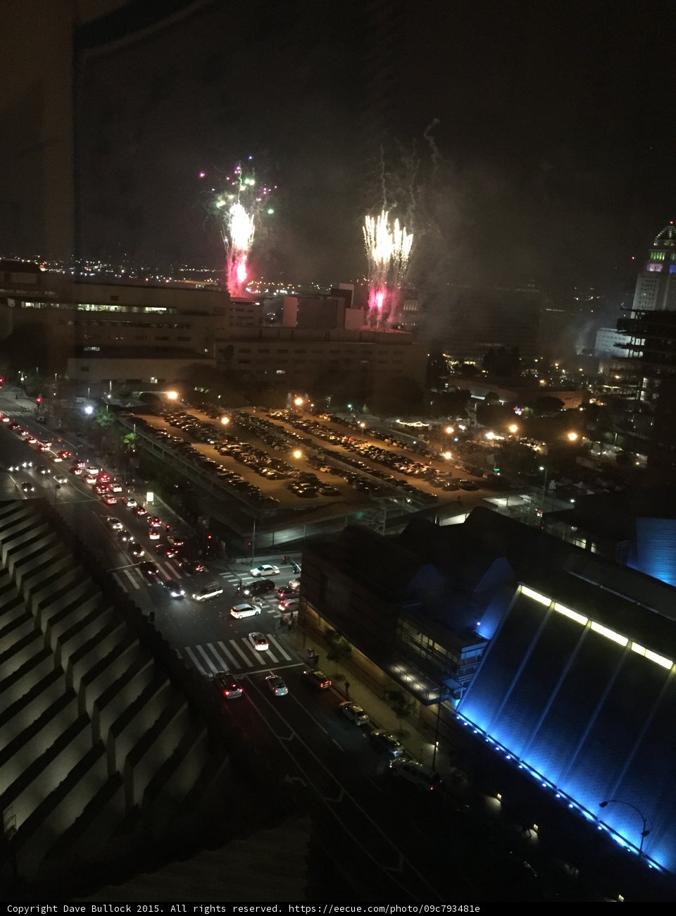 Red White Fireworks