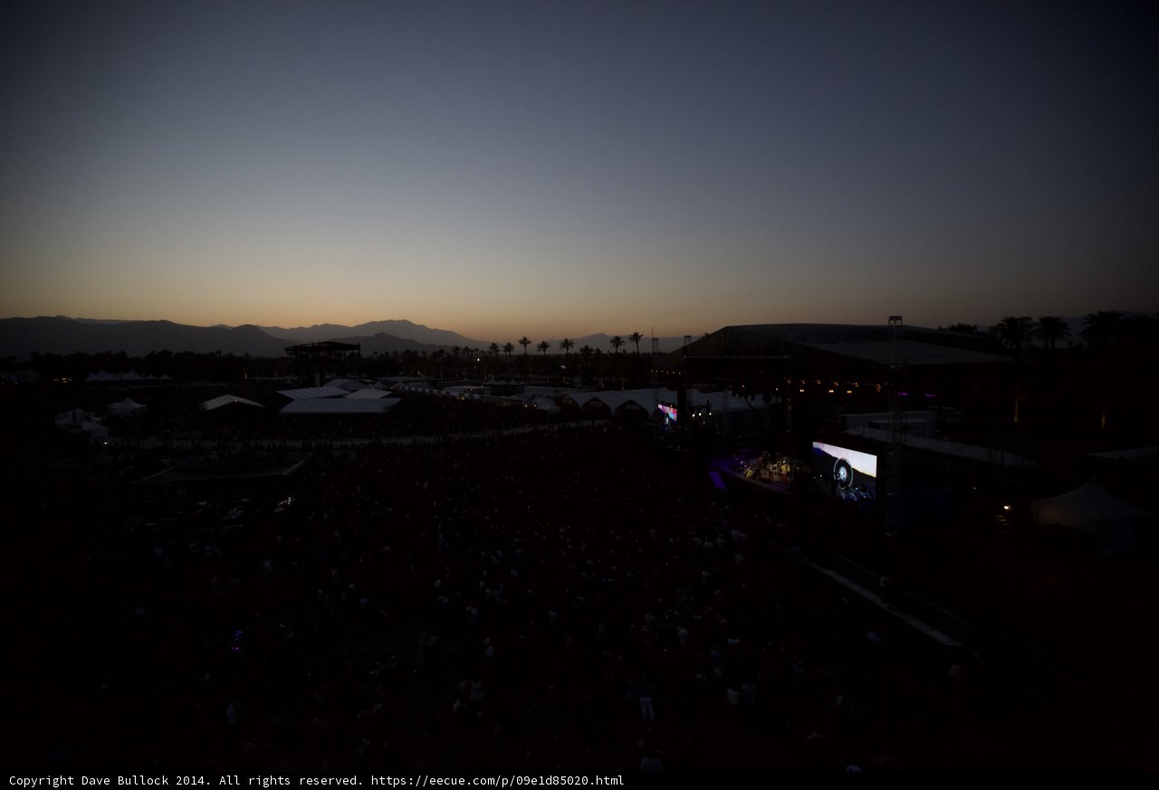 Sunset Concert with Mountain Backdrop
