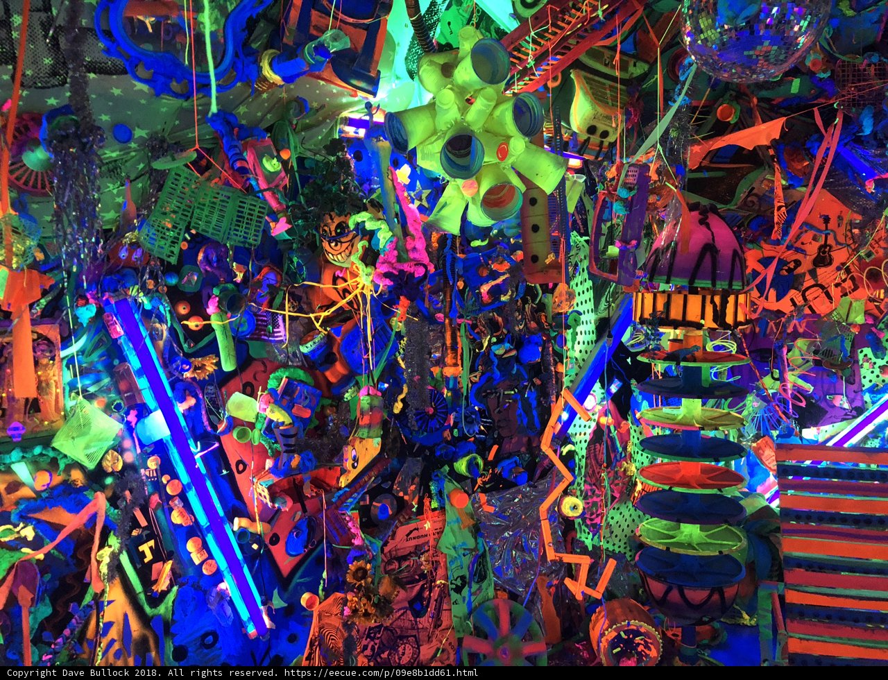 Neon Carnival Collage