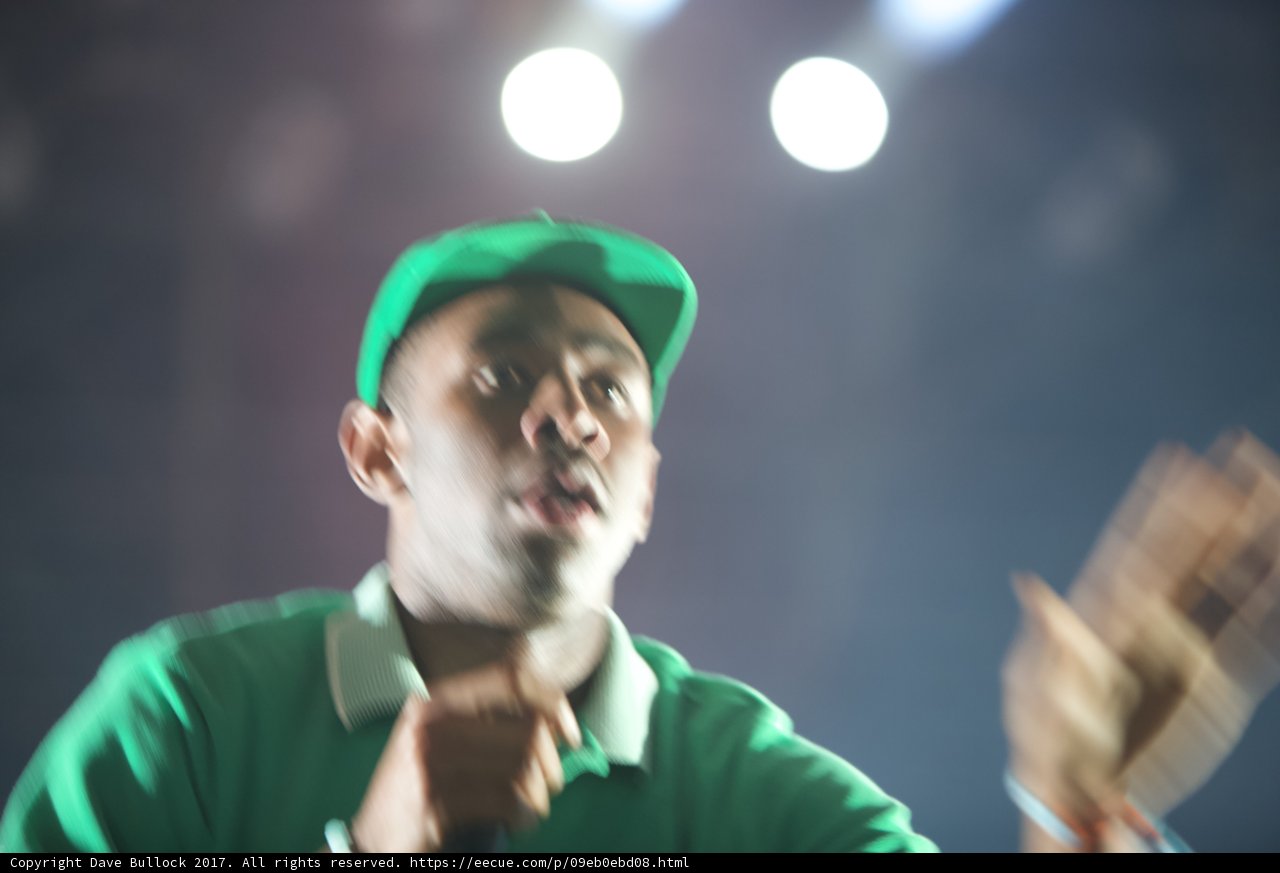 Tyler, The Creator Holds Something in Coachella