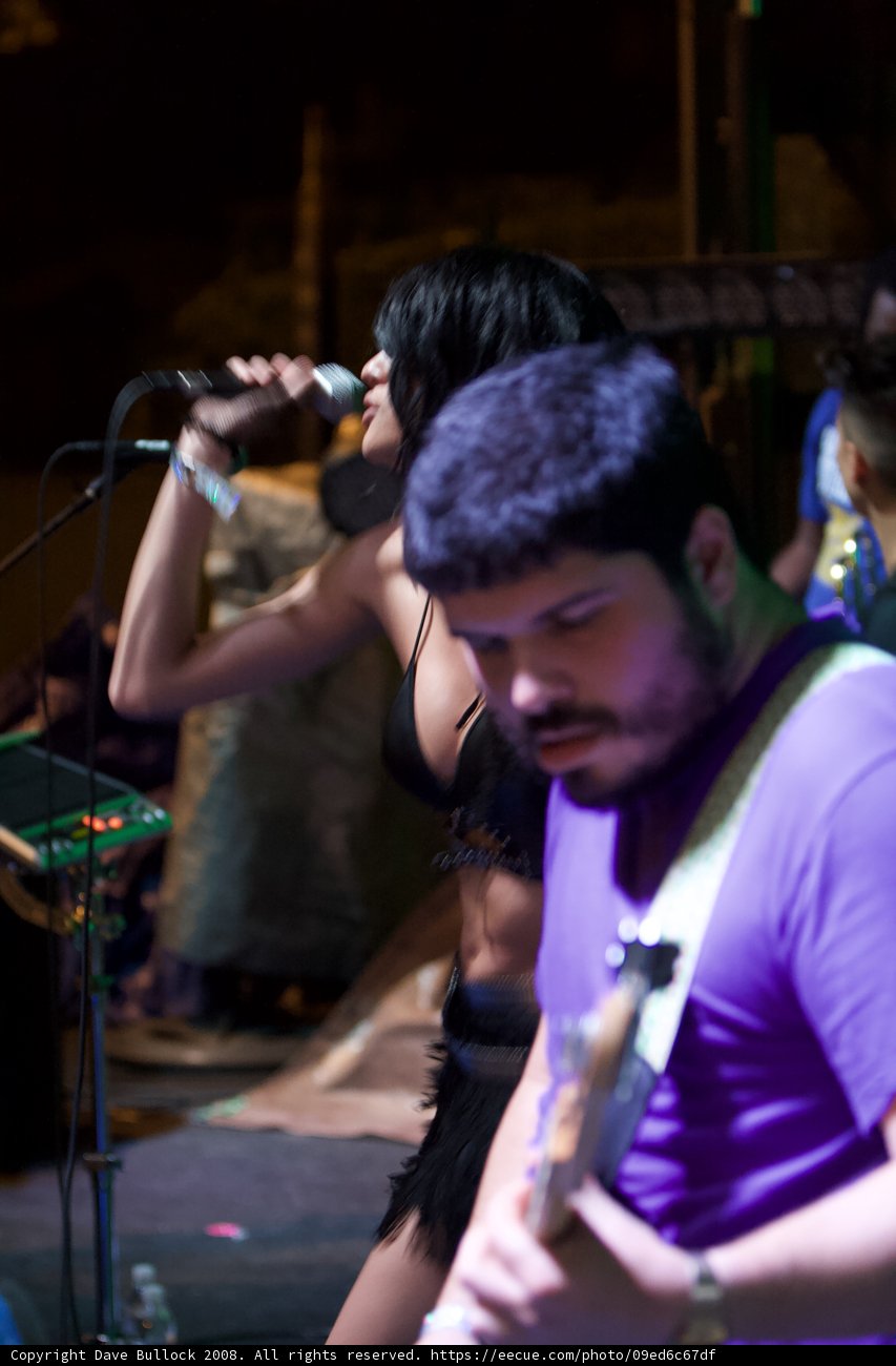 Rockin' Out on the Club Stage