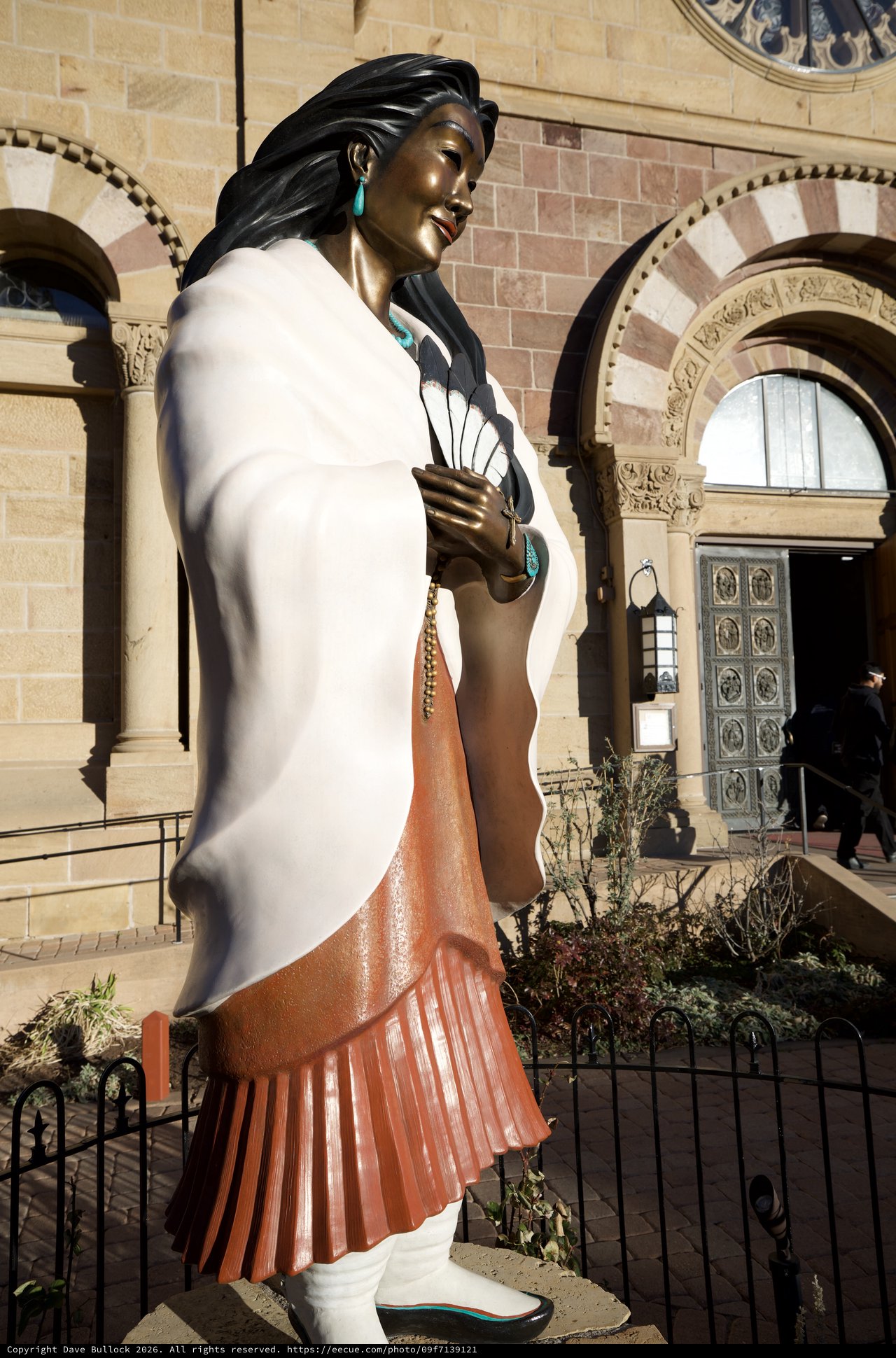 Modern Southwestern Sculpture at Historic Cathedral