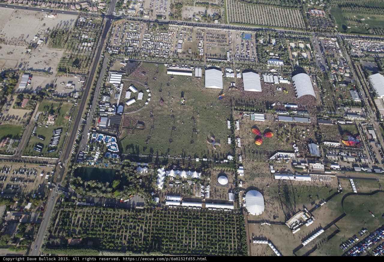 Birds-eye View of Indio's Urban Landscape