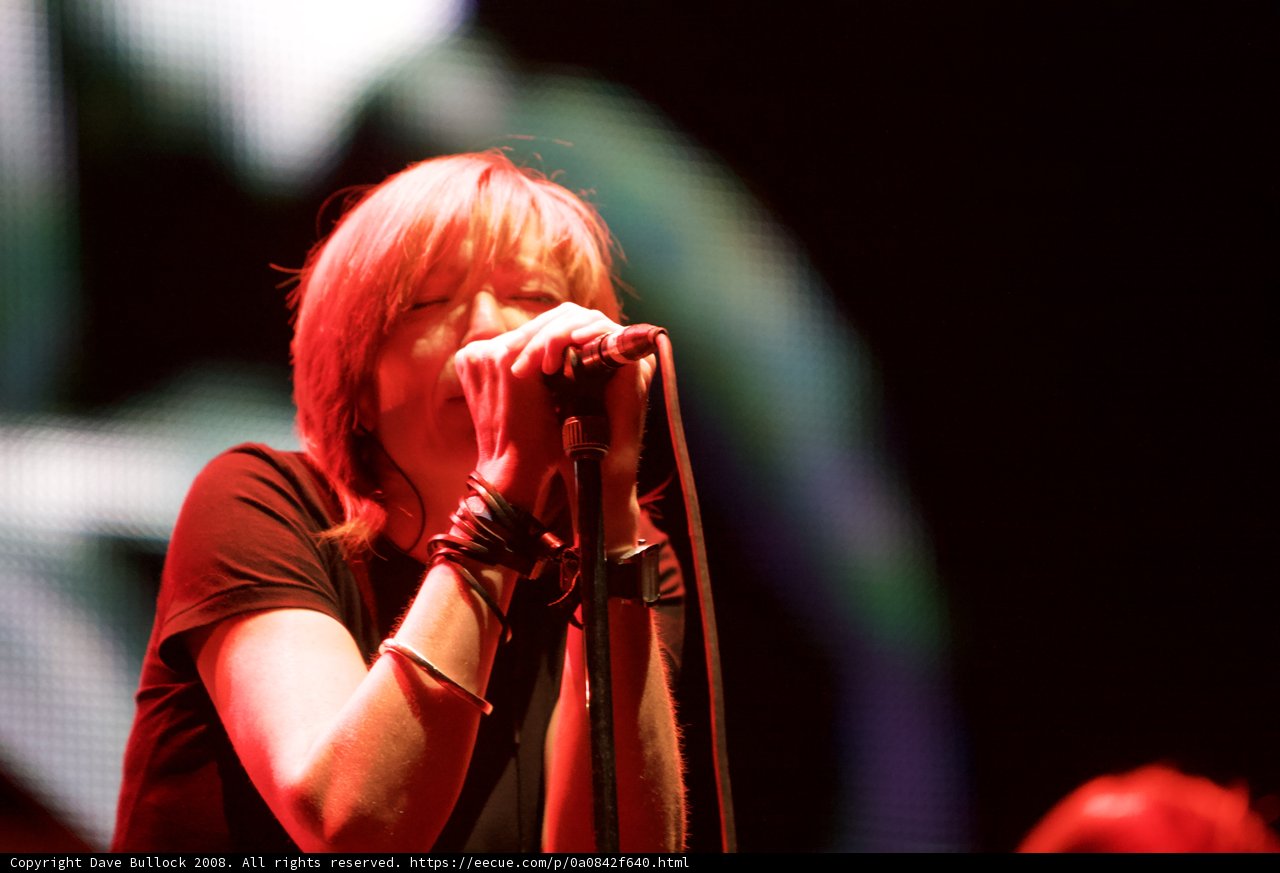 Redheaded Singer in Coachella