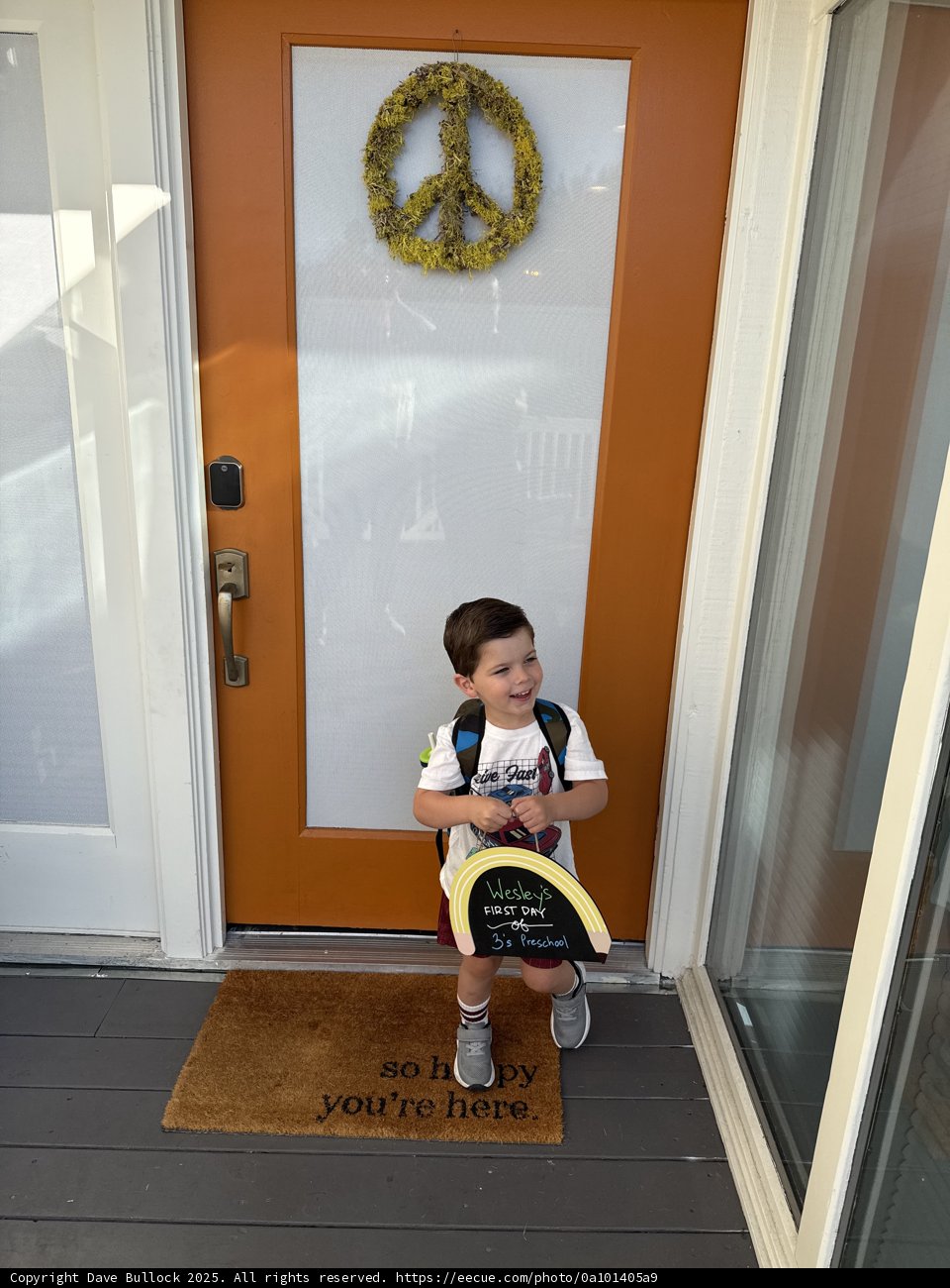 Milestone Moment: First Day of Preschool