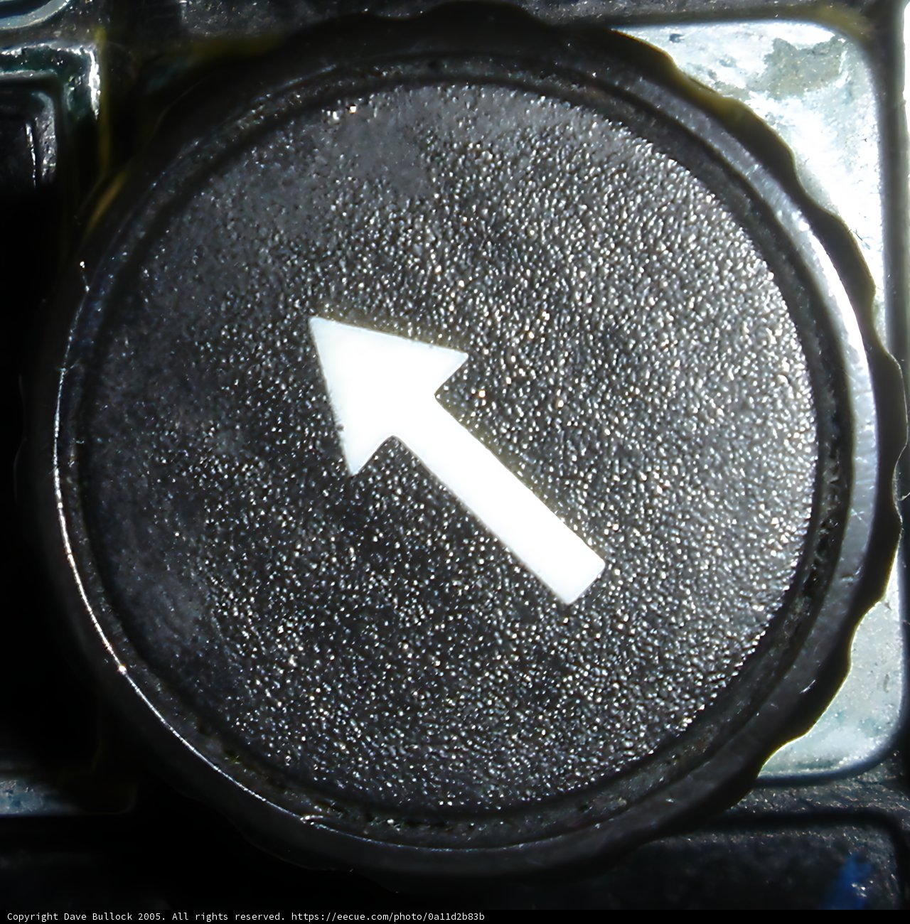 Upward-Moving Electronics Symbol