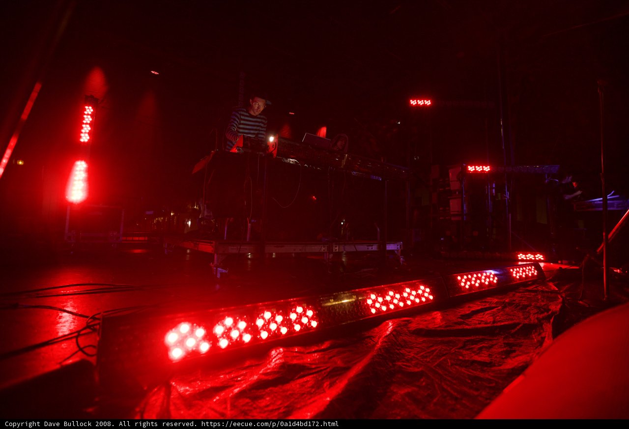 Red-Lighted Stage at 2008 Detour Concert