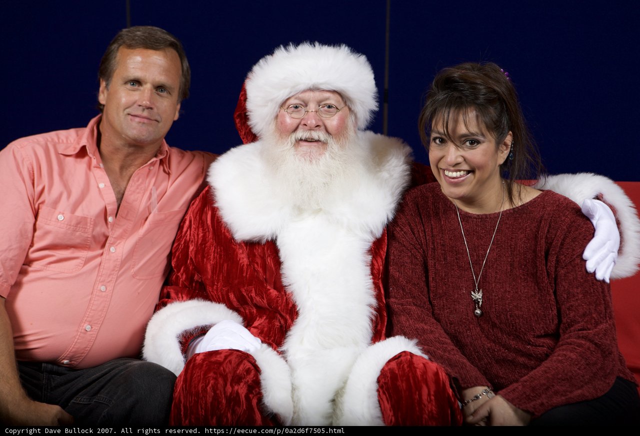 Celebrating Christmas with Santa