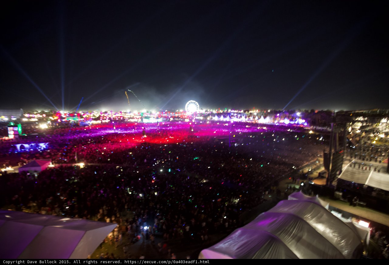 Nighttime Concert Madness at Coachella