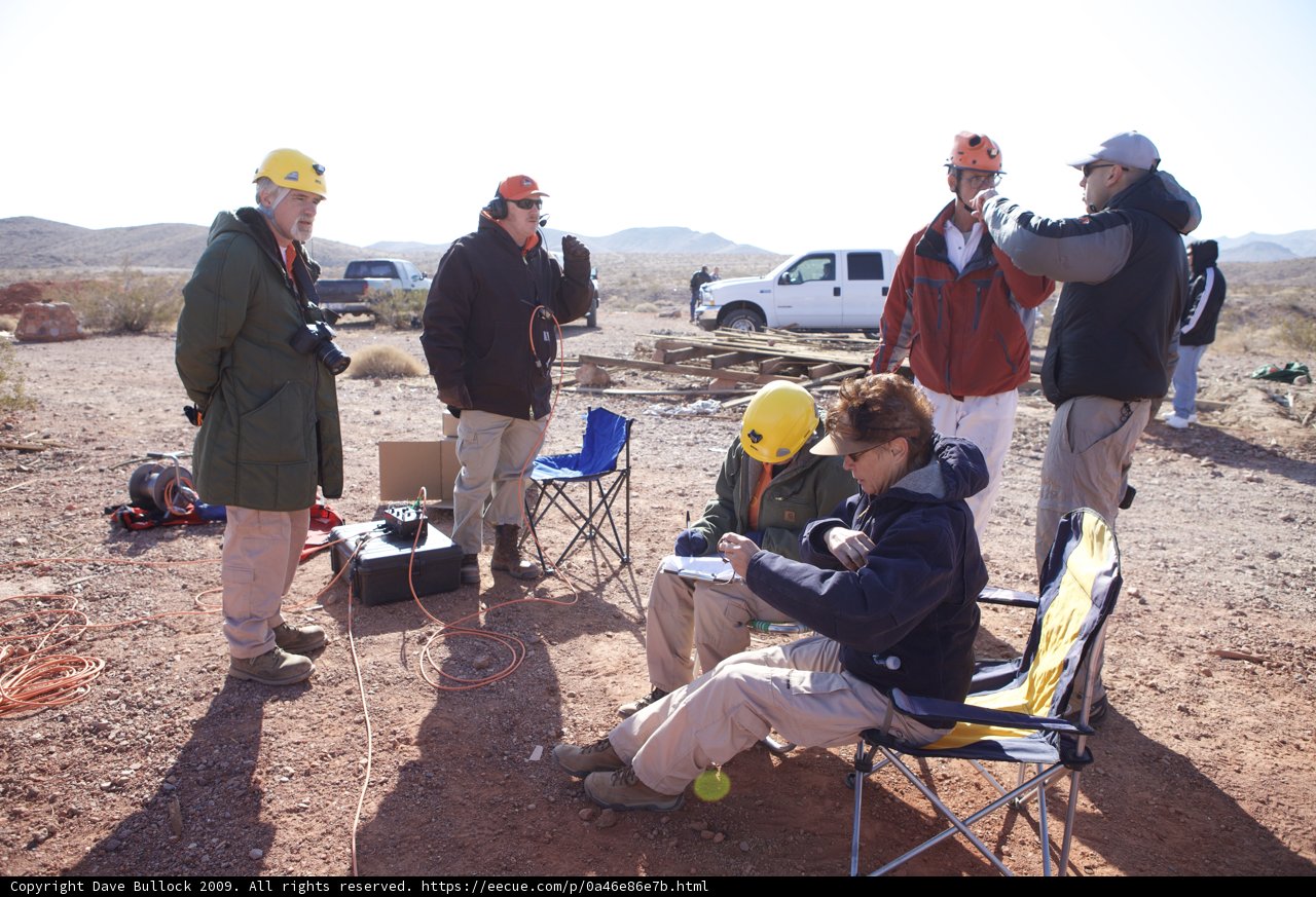 Mine Rescue Team in the Desert