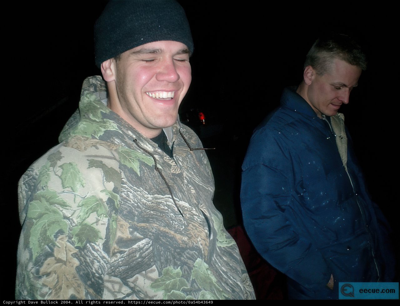 Two Men Enjoying the Night