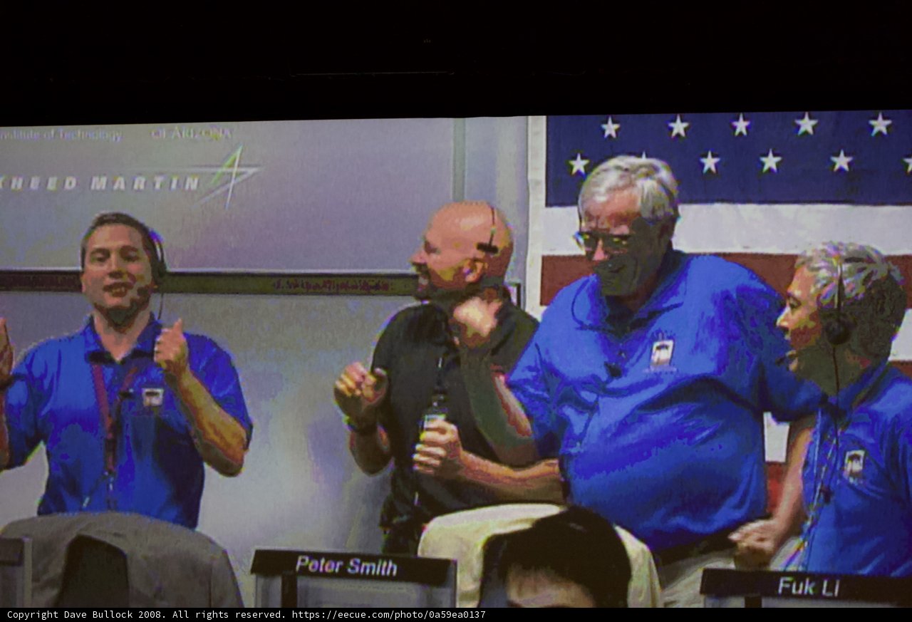Blue Clad Crowd
