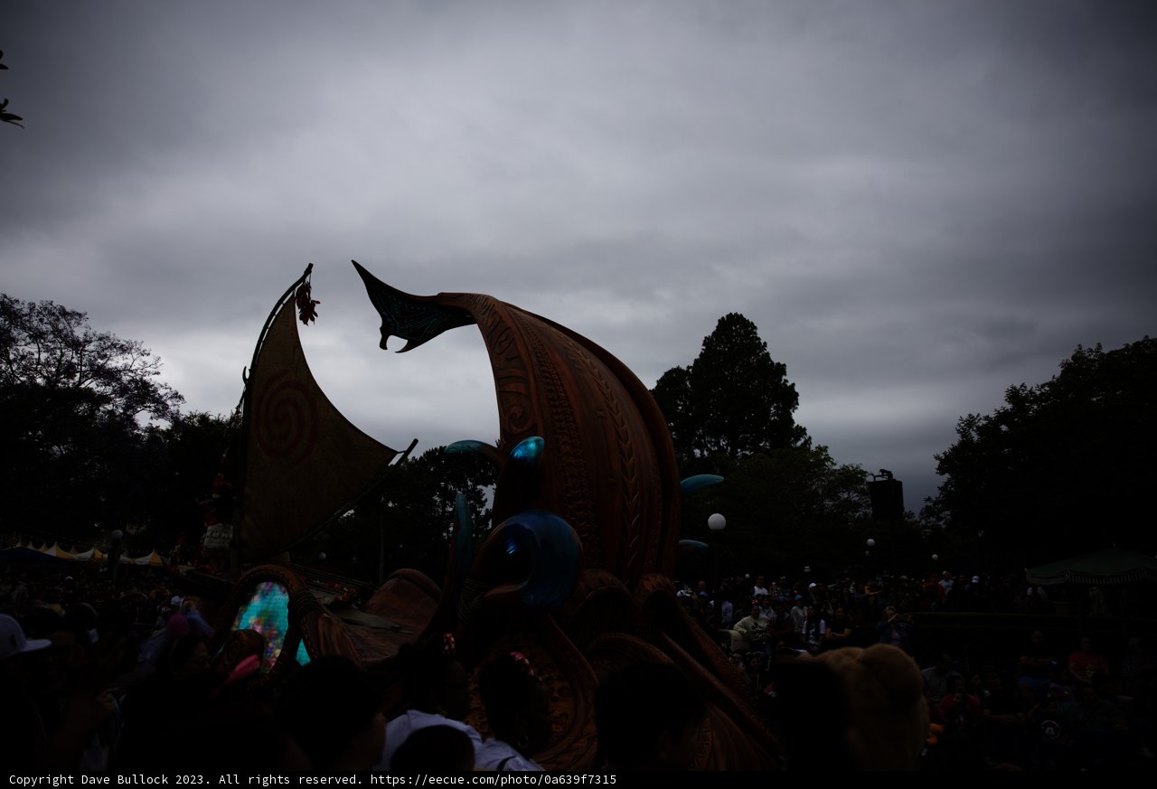 Majestic Fish Float Parade at Disneyland 2023