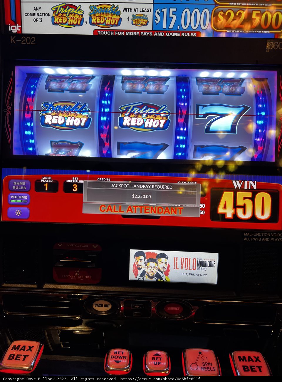 Jackpot at Fantasy Springs Resort Casino