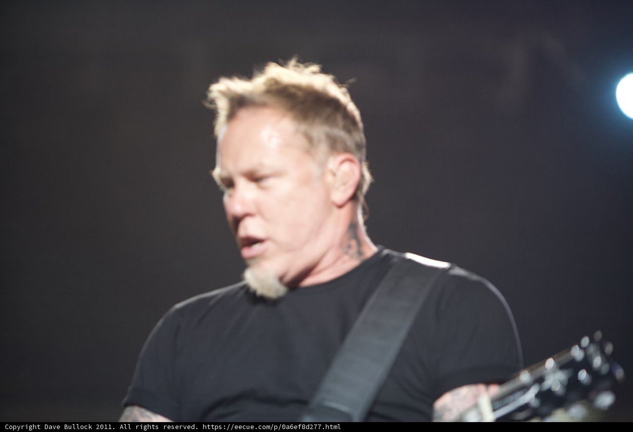 James Hetfield Rocks the Big Four Festival
