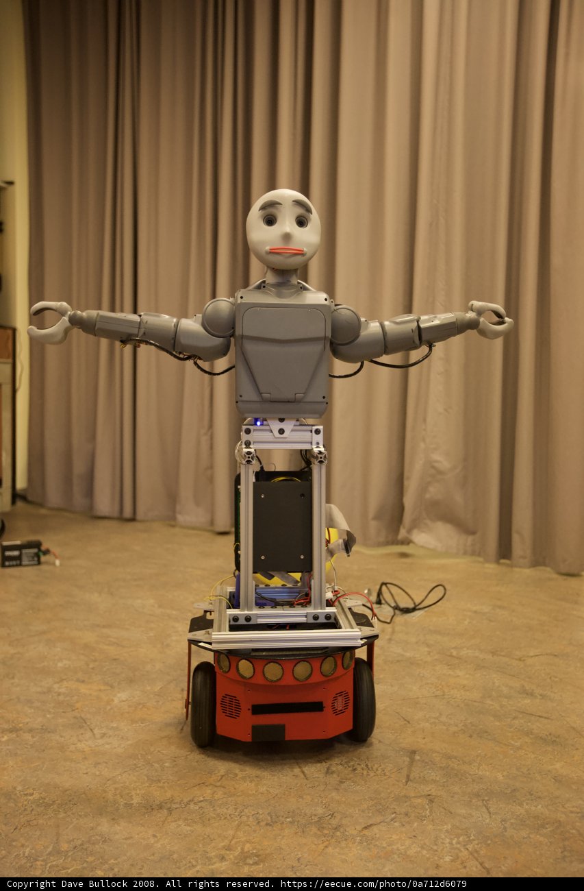 Red and White Robot