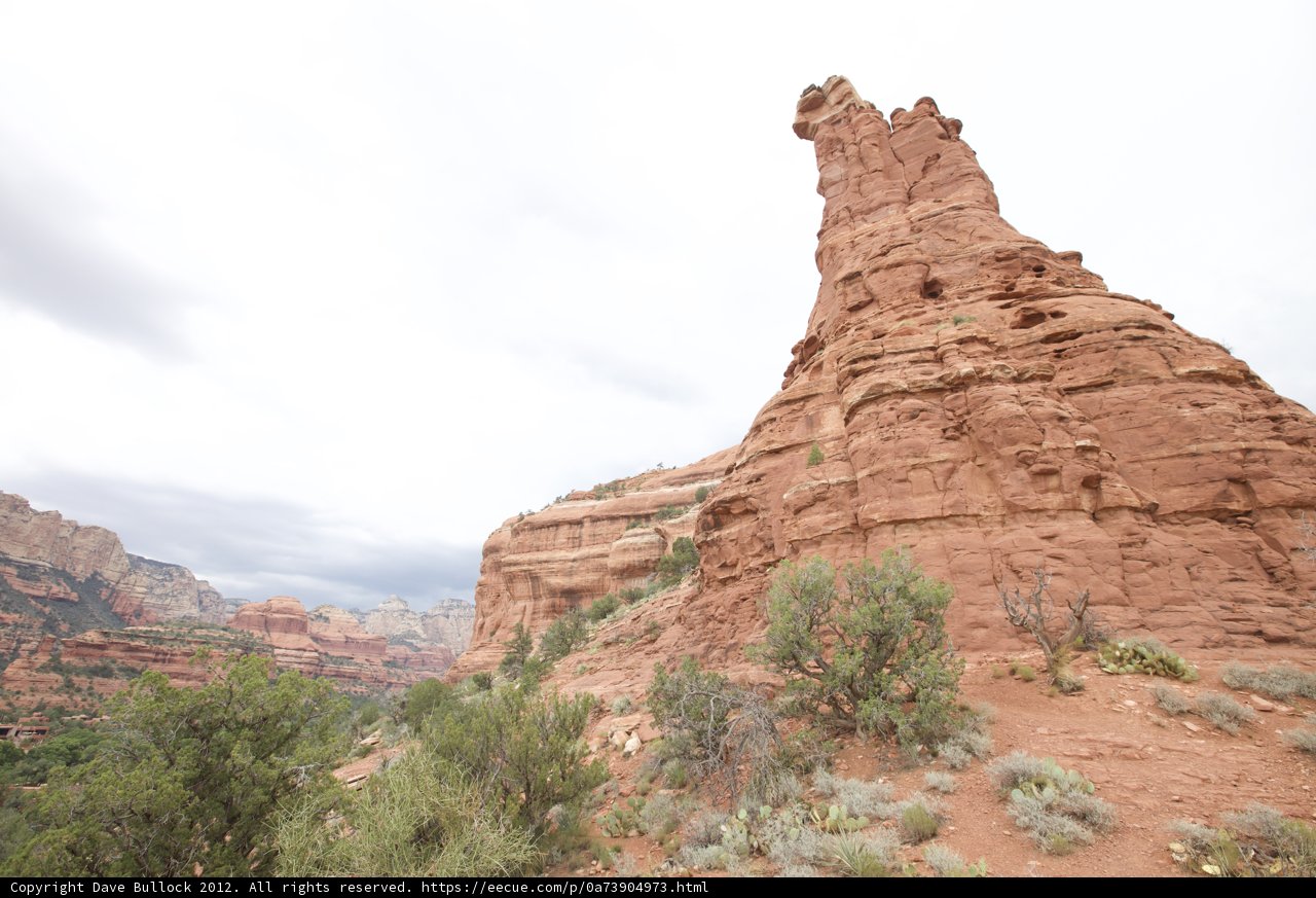 Towering Formation in the Desert