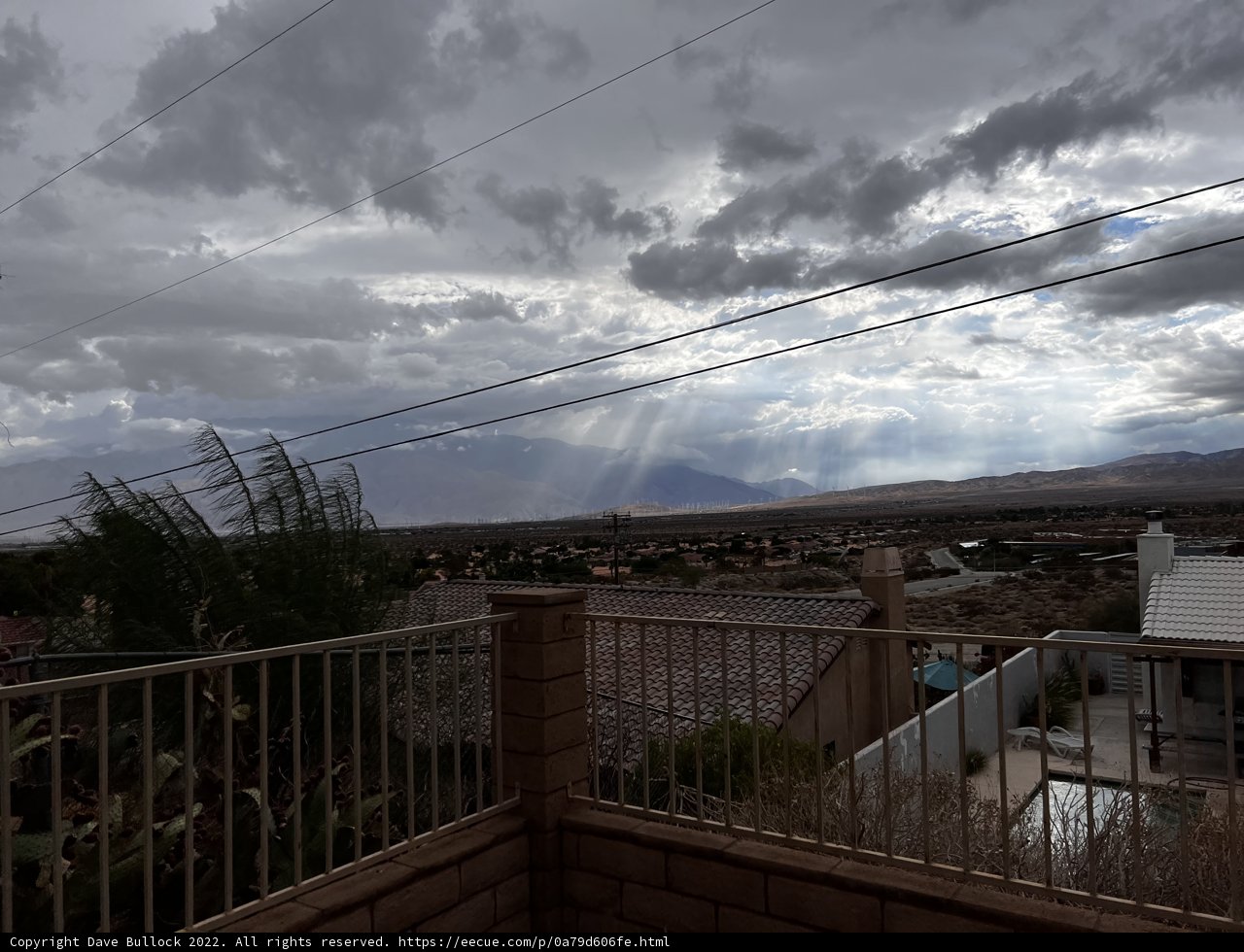 Mountain View from the Balcony