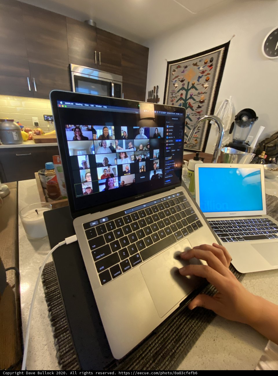 Working From Home In The Heart Of The Kitchen