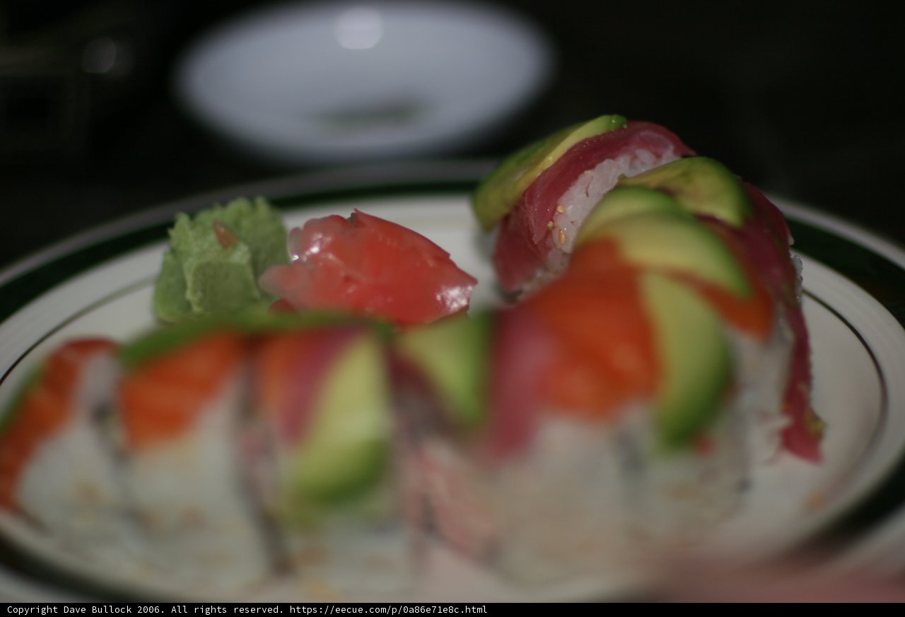A Plate of Fresh Sushi