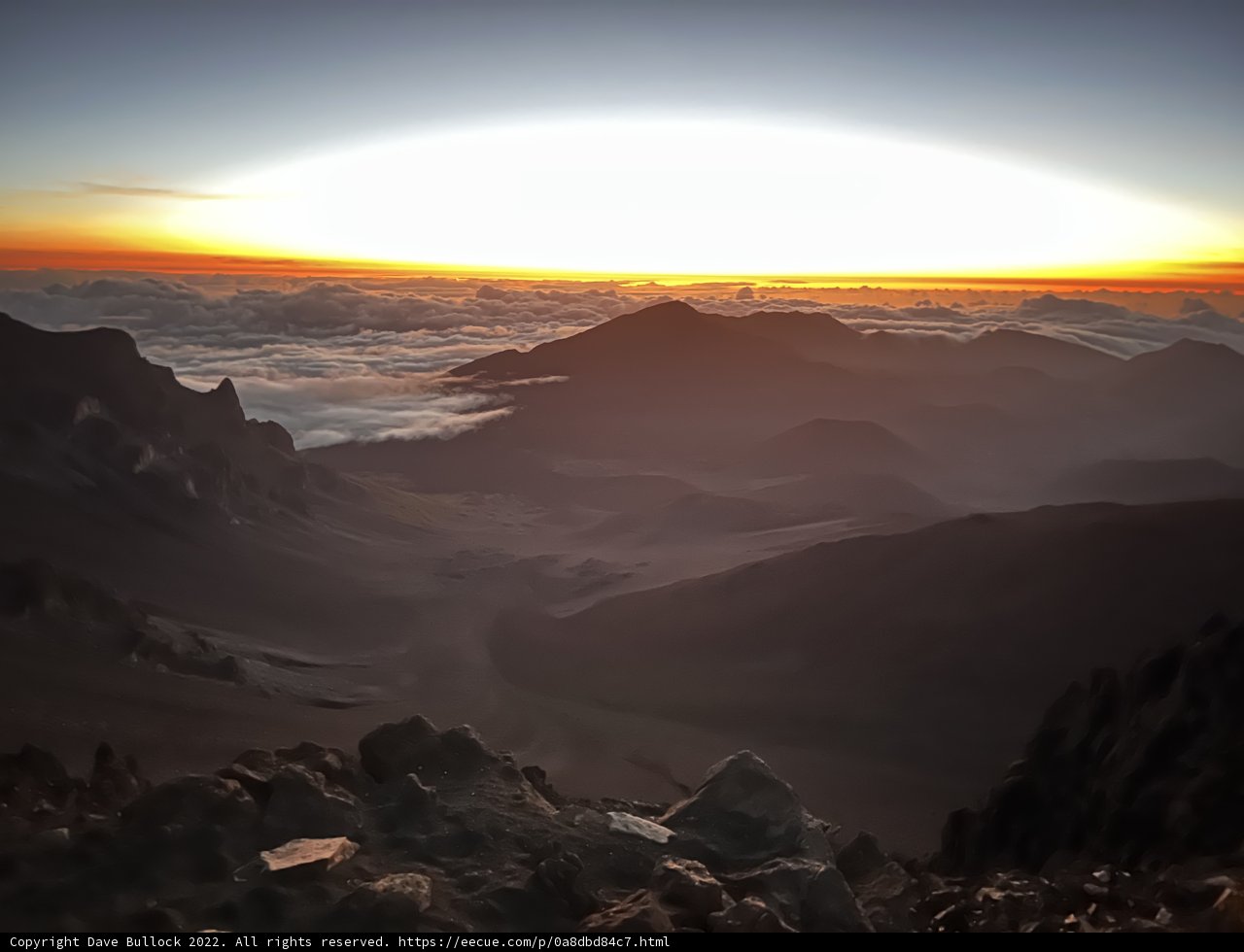 Majestic Sunrise over the Haleakalā Mountains