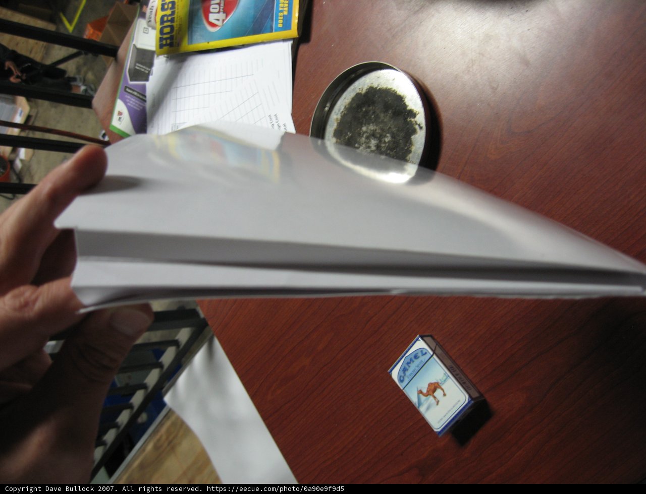 Paperwork on Hardwood Table
