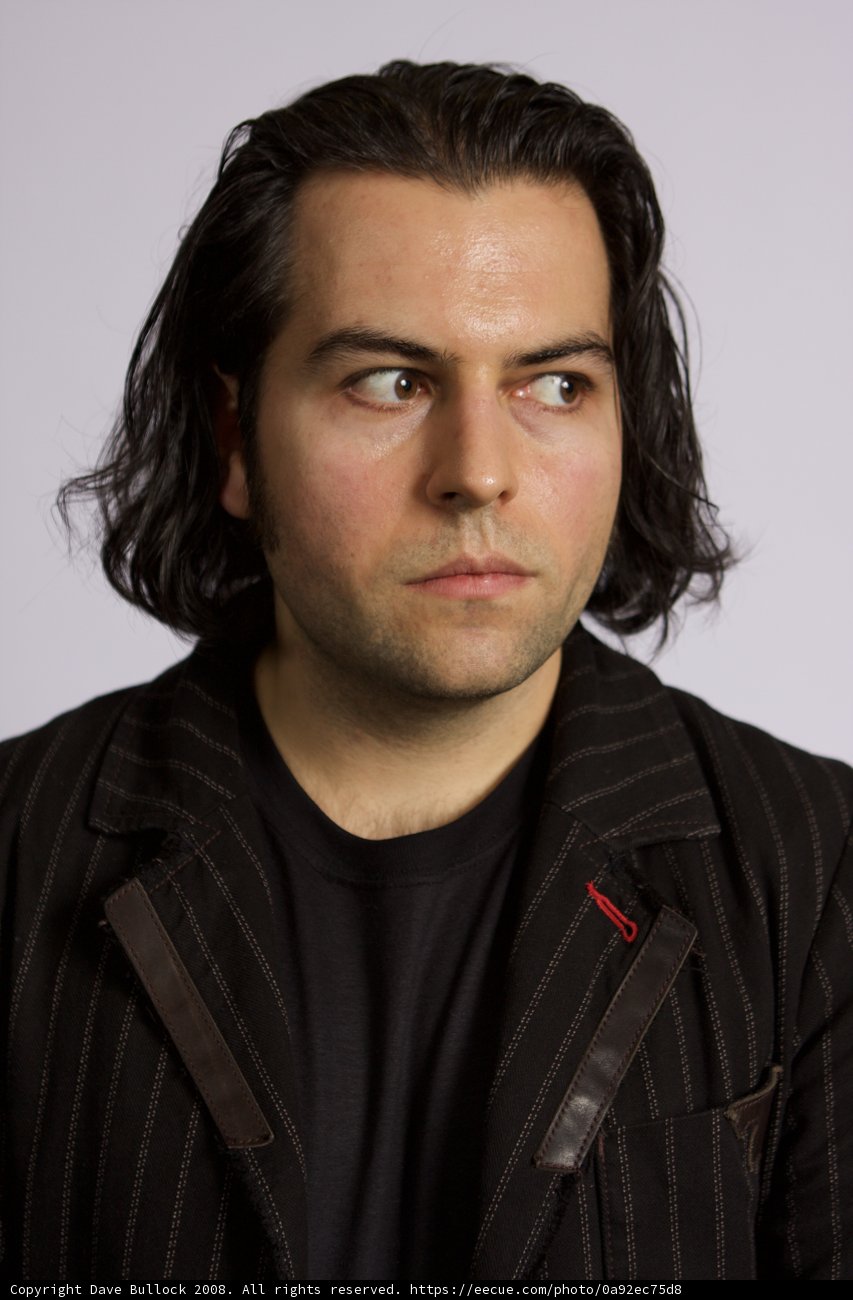 Long-Haired Man in a Formal Jacket