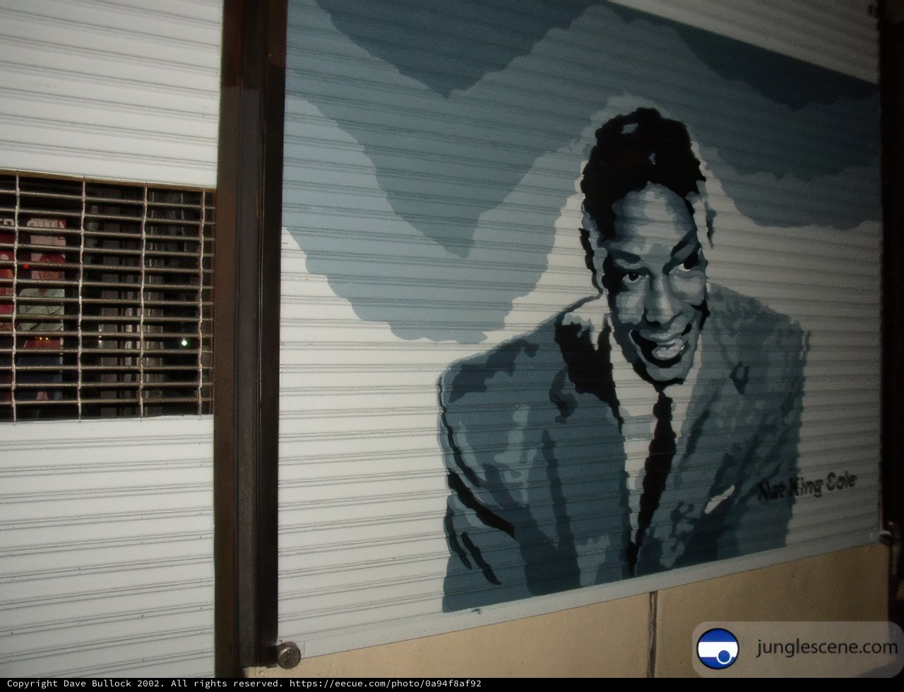 Nat King Cole's larger than life portrait