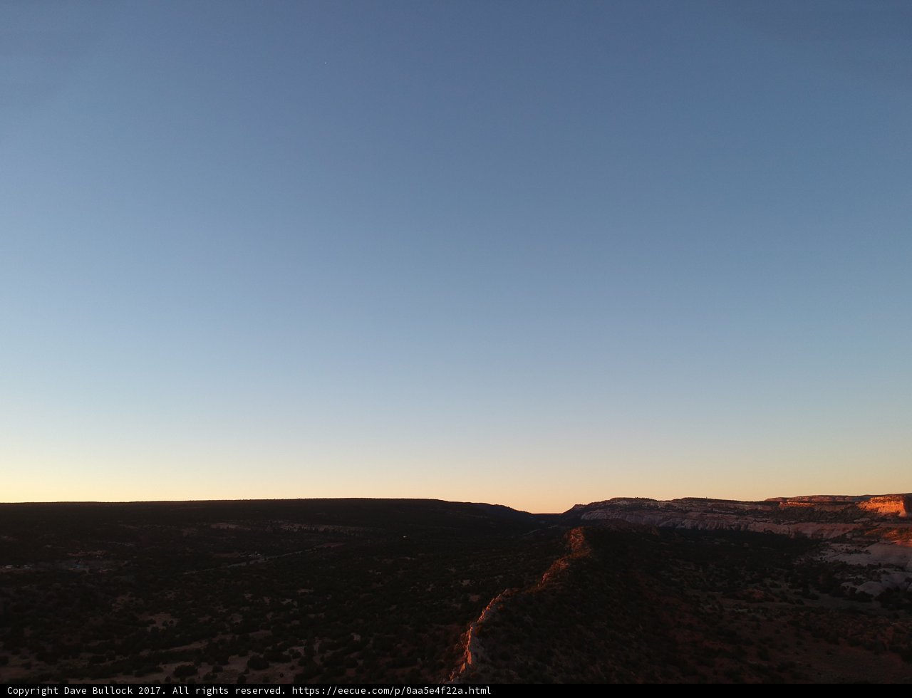 Canyon at Sunset