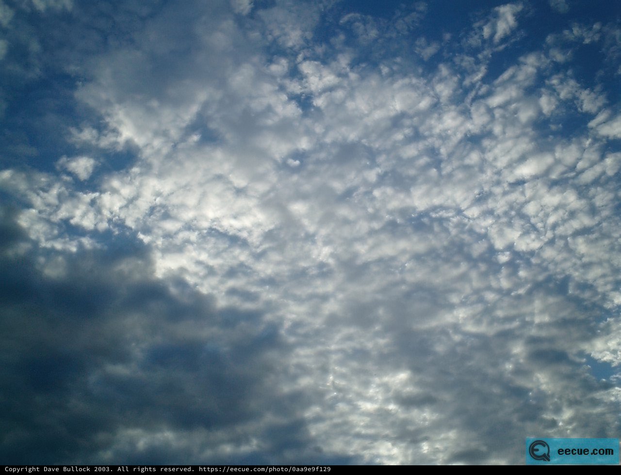 Azure Skies and Fluffy Clouds