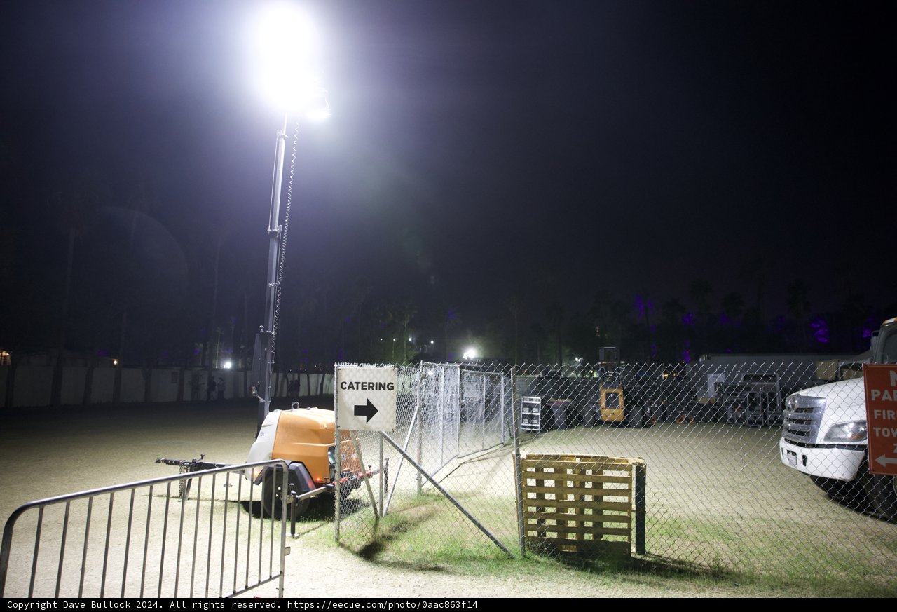 Nighttime Illumination at Coachella 2024