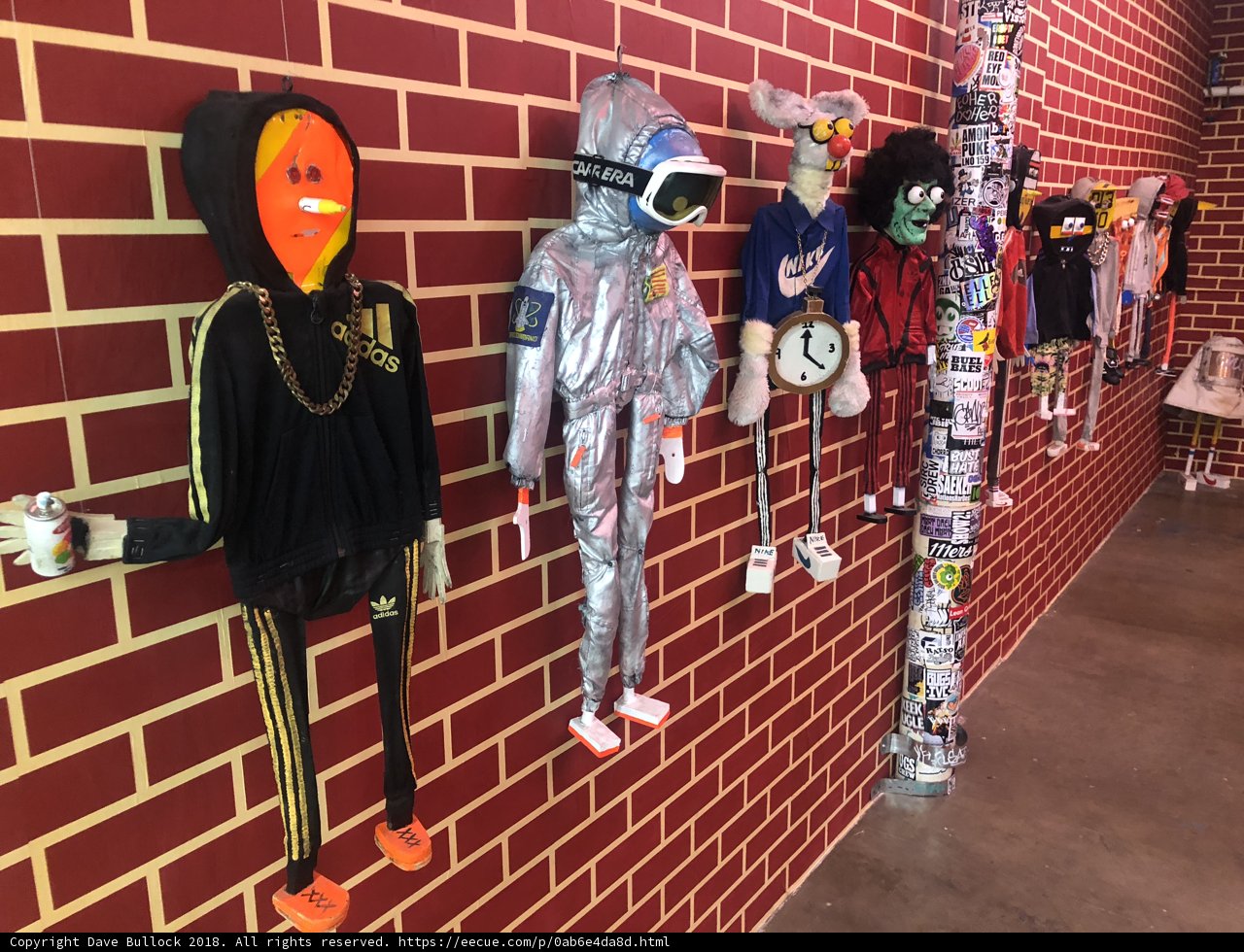 A Wall of Festive Costumes