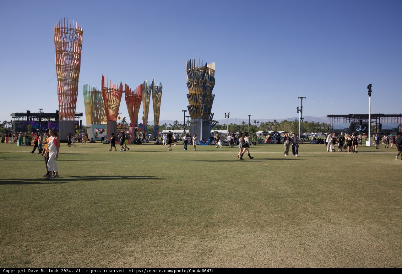 Sculptural Grandeur at Coachella 2024