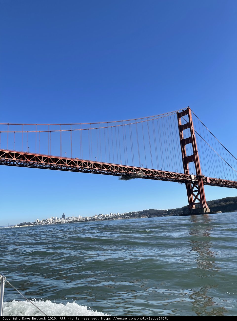Golden Gate Bridge over the Blue Waters
