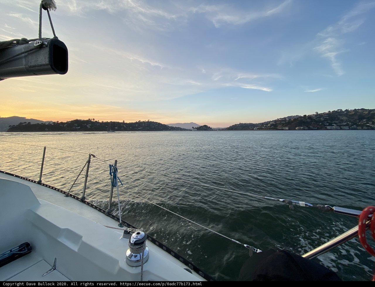 Sunset Sail on Raccoon Strait