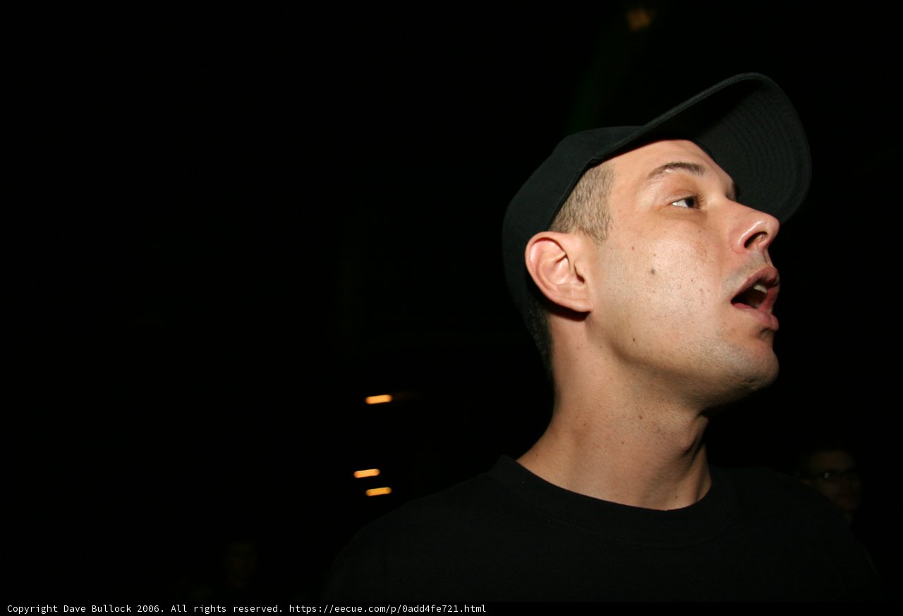 Blacked-out DJ