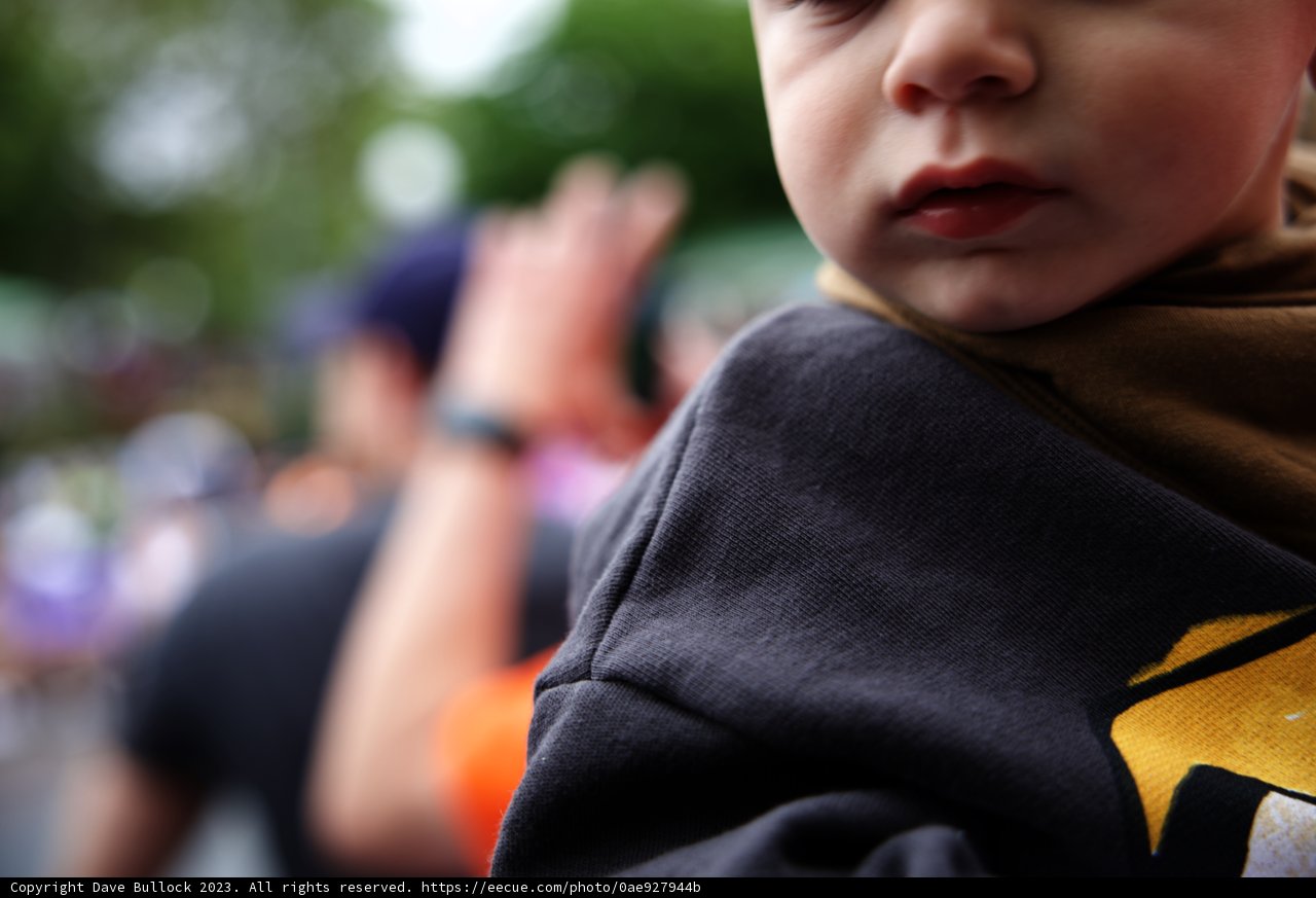 Tech-Savvy Toddler at Disneyland
