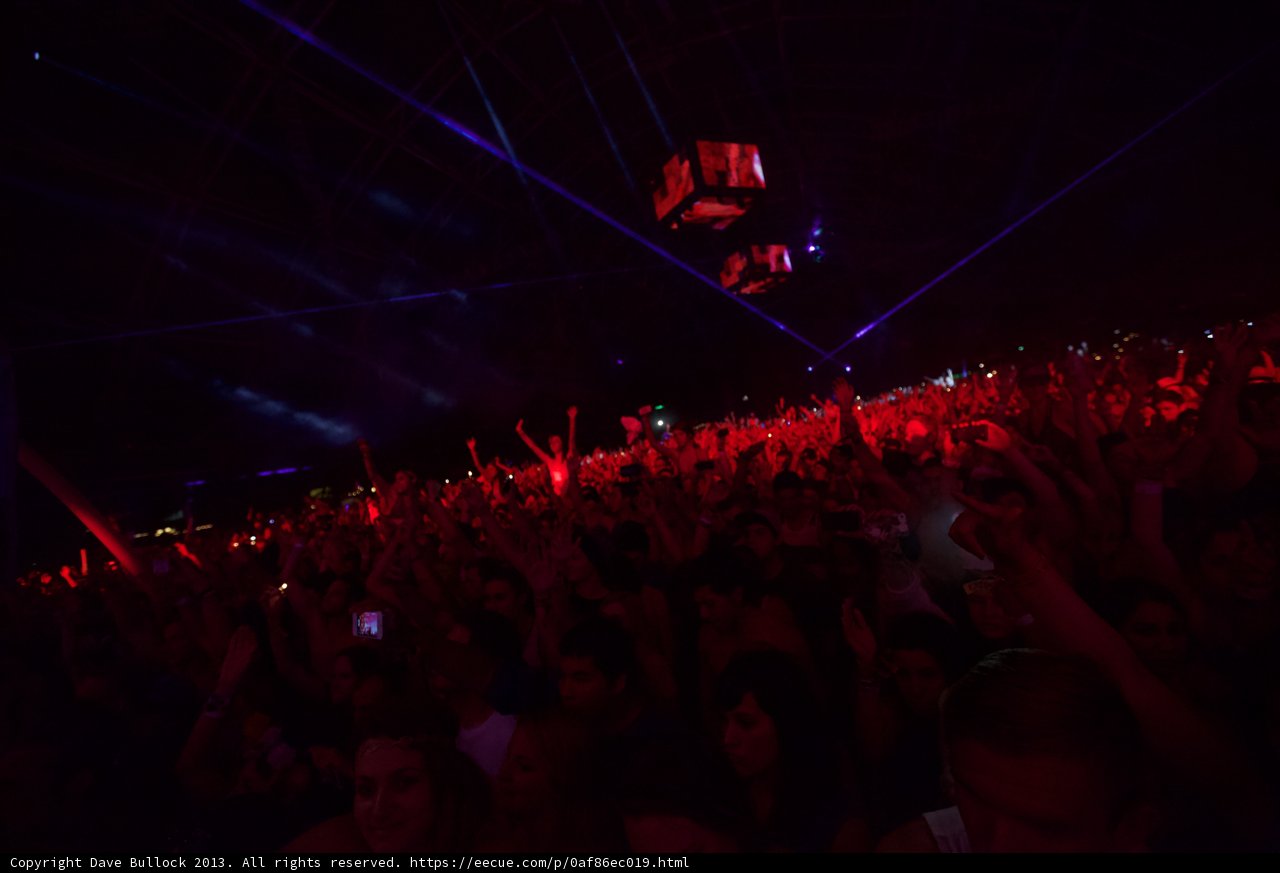 Lights up at Coachella