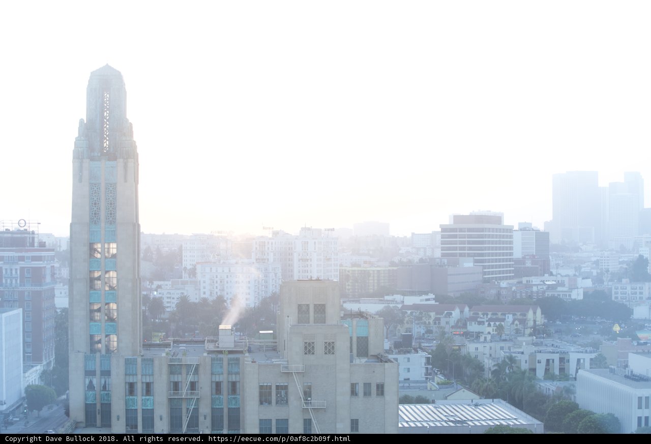 Towering Over the City's Haze