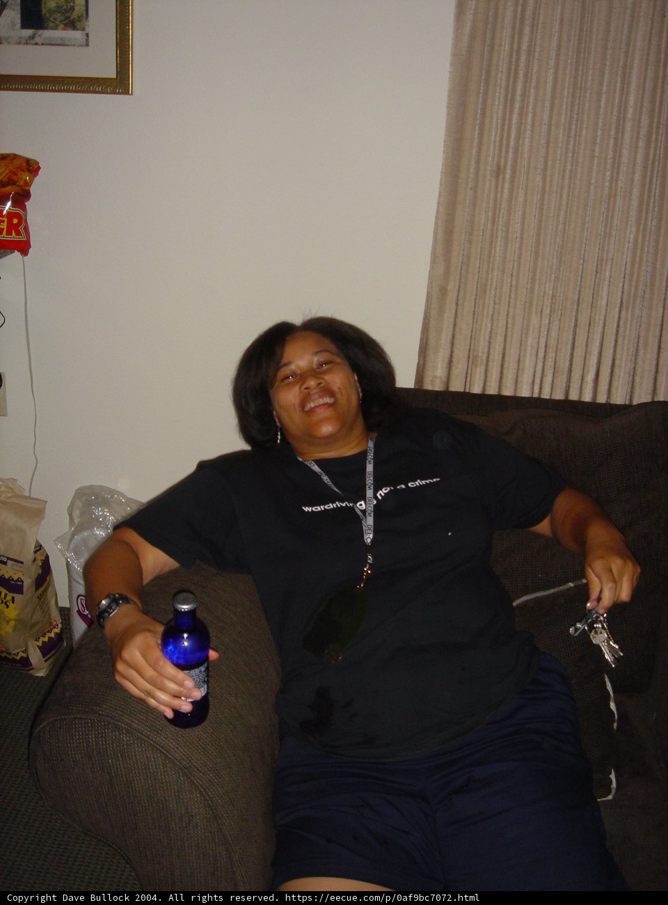 Relaxing with a Beverage