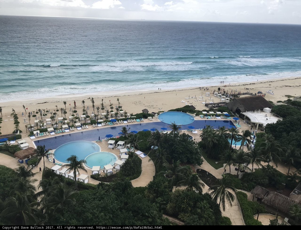 A View of the Oceanfront Resort