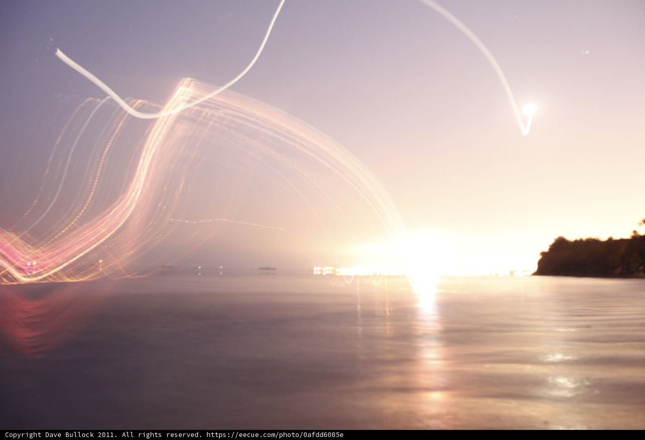 Illuminated Coastline