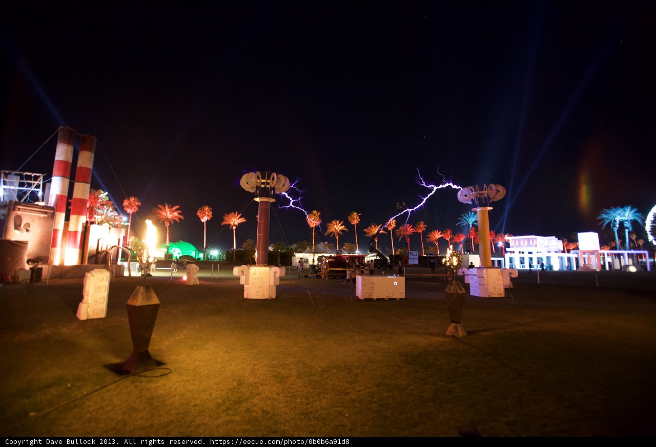 A Dazzling Display at Coachella Park