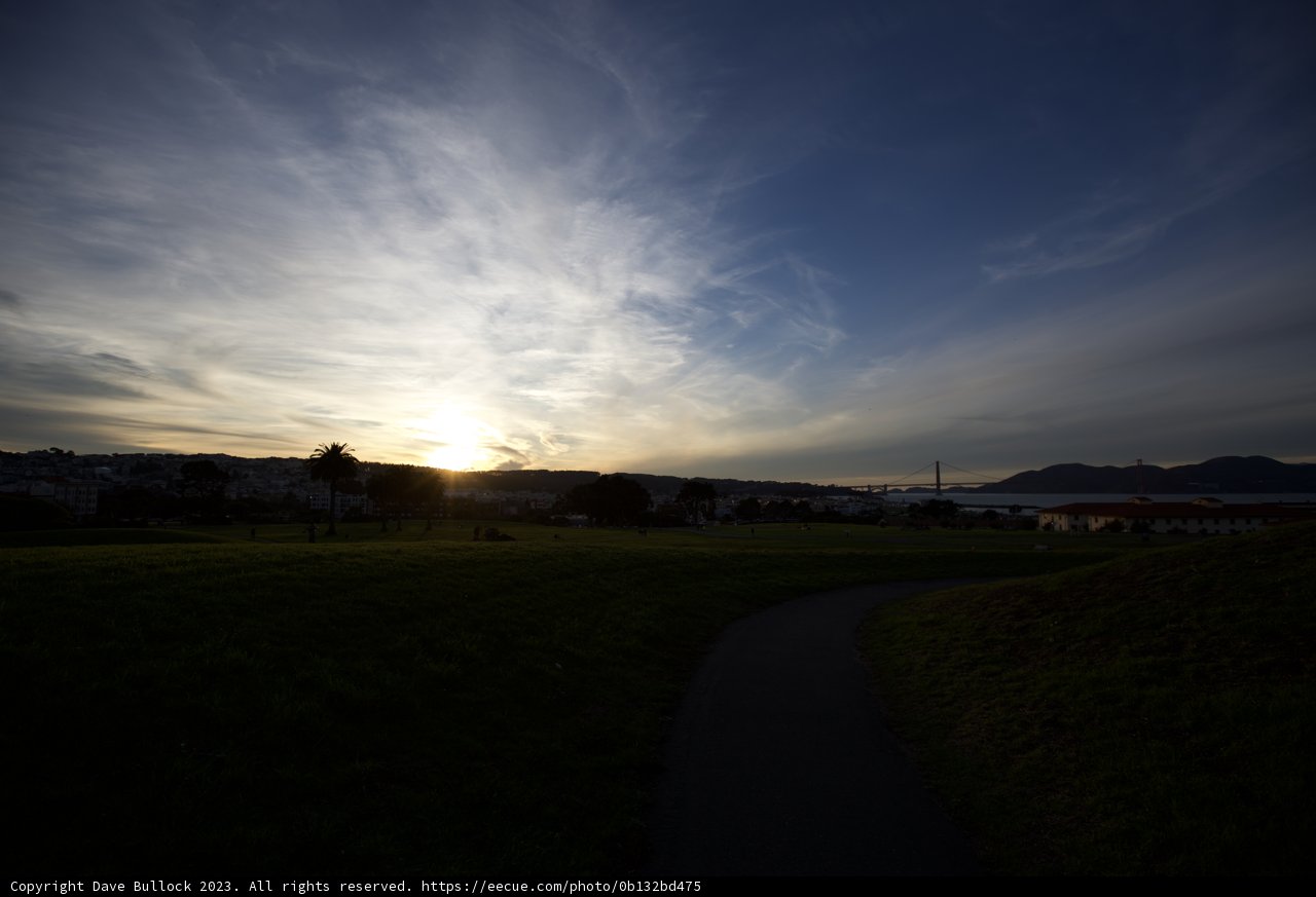 Sunset Serenity at San Francisco State University