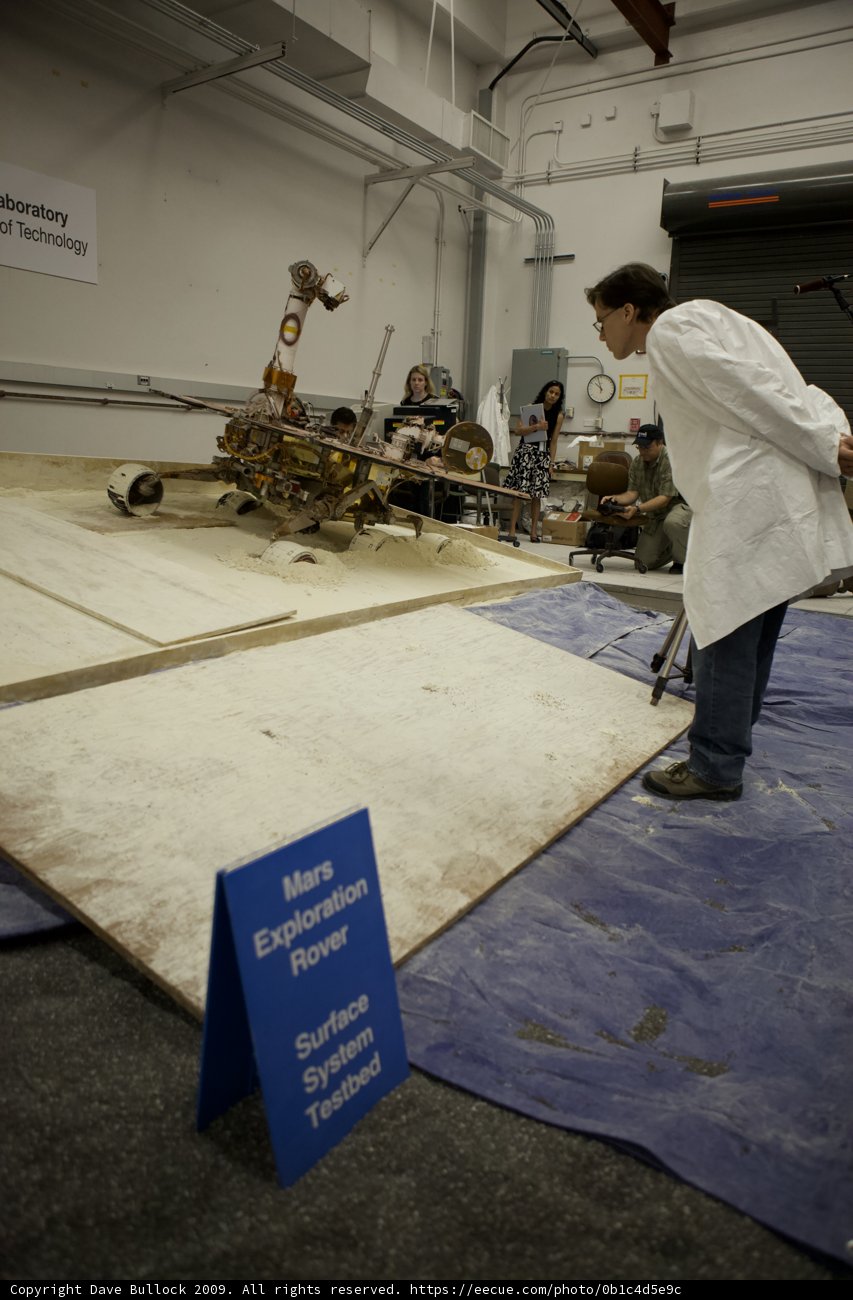 Working on the Mars Rover