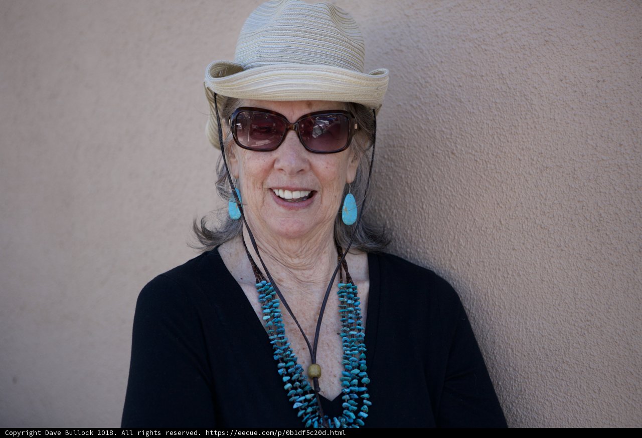 Smiling under the Sun Hat