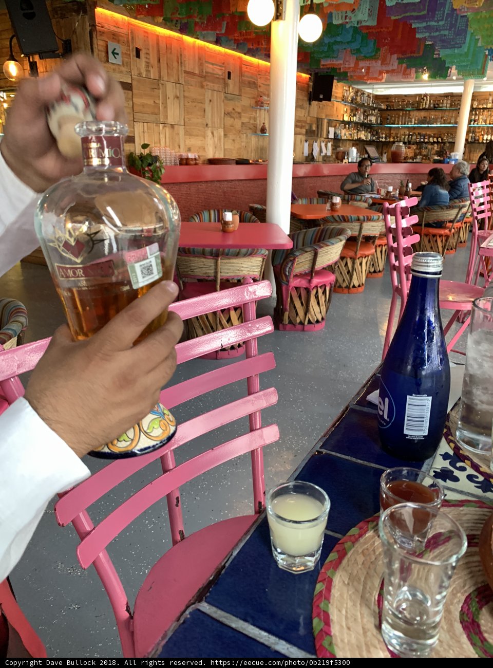 Drink Pouring at Restaurant