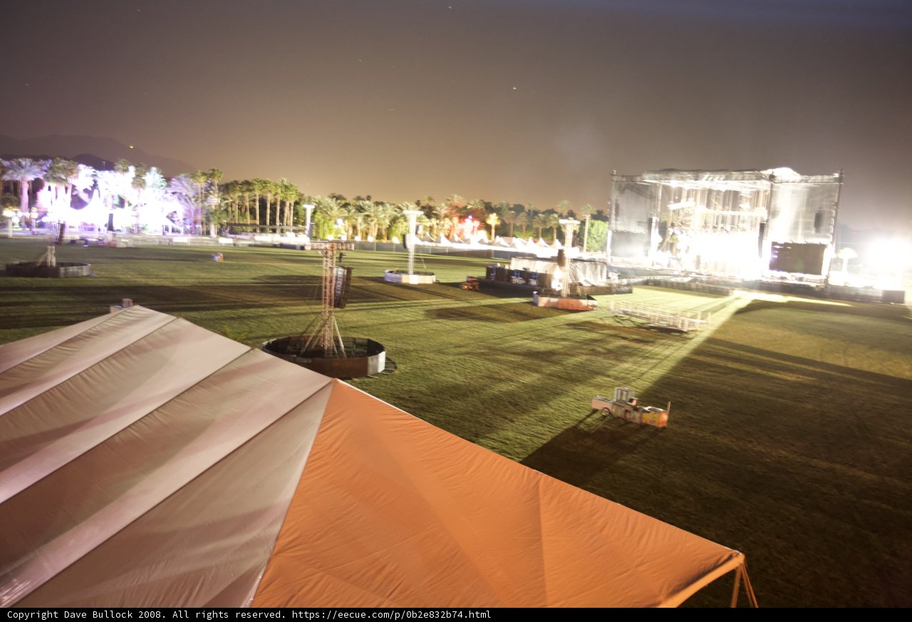 Nighttime Performance on the Grass