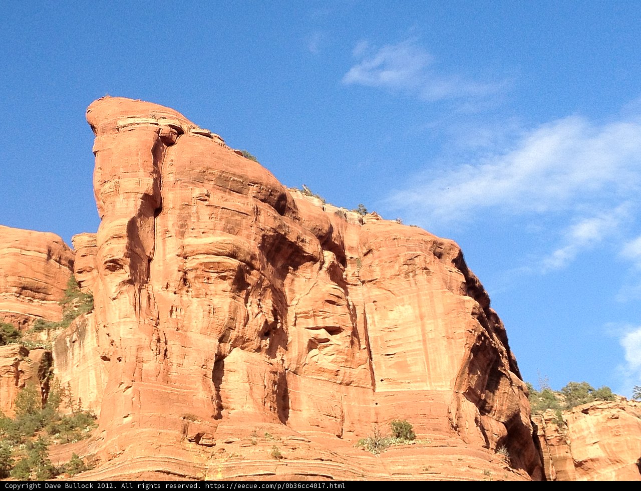 Majestic Rock Formation in Coconino National Forest